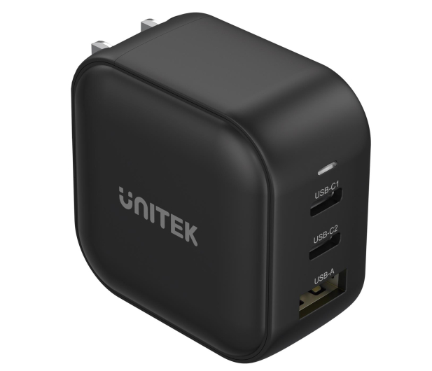Unitek GaN 66W (QC 3.0, PD, 2x USB-C, USB-A) - 648959 - zdjęcie 2